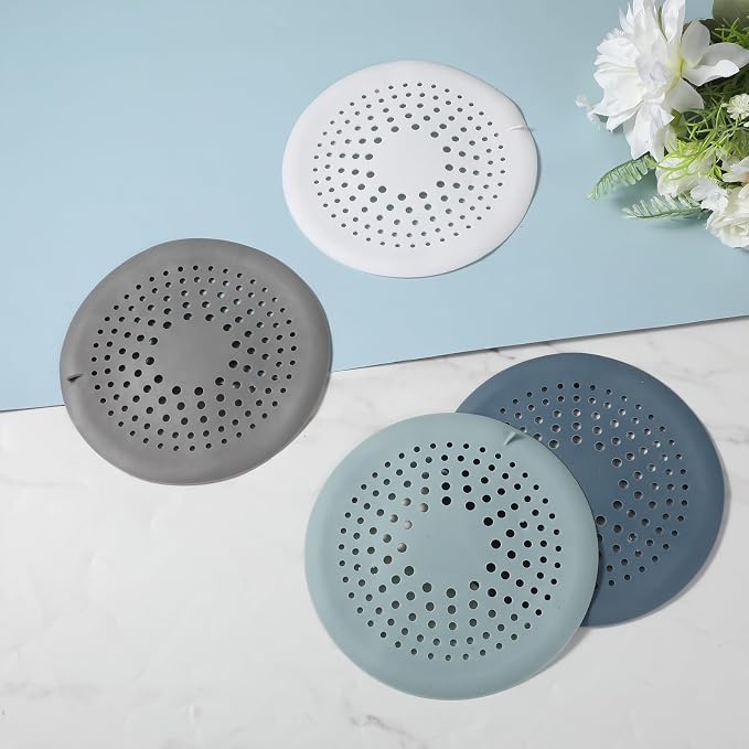 4 Packs Round Hair Drain Catcher, Drain Cover - Image 7