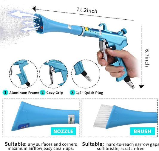 Tornado Dry Car Cleaning Gun Detailing Interior Dryer Air Blow Gun - Image 2