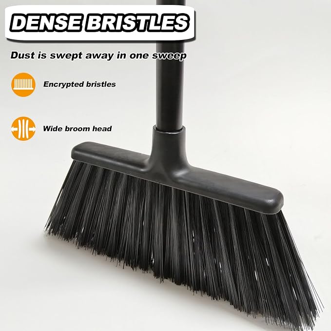 54 Inch Long Metal Handle Household Broom - Image 4