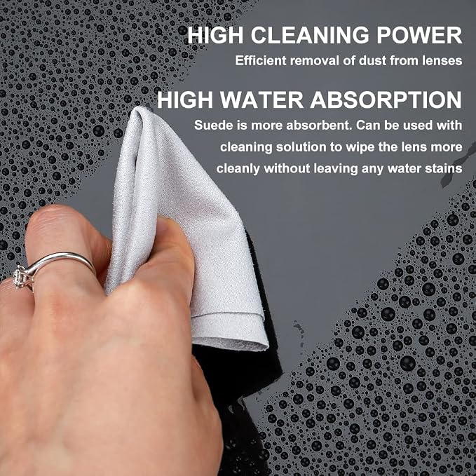 100 PCS Glasses Clean Cloth Suede, Lens Clean Cloth - Image 2
