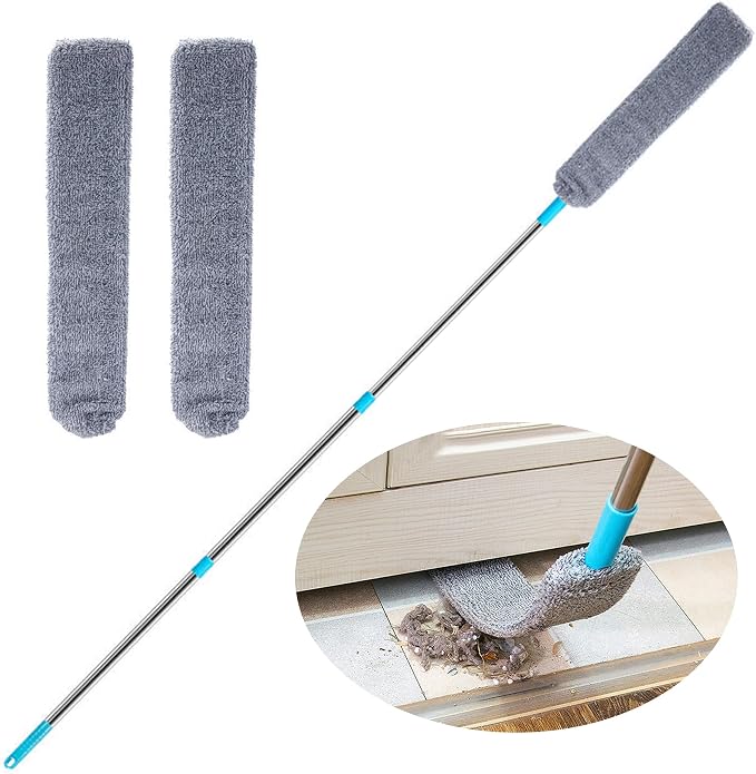 Retractable Gap Dust Clean Under Appliance Microfiber Duster Dust Cleaning Brush by JUPITERWARRIOR