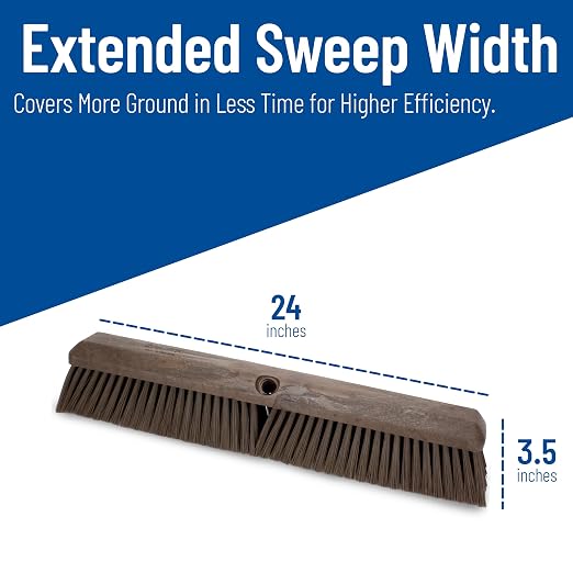 SPARTA Omni Sweep – 24" Heavy Duty Broom Head - Image 3