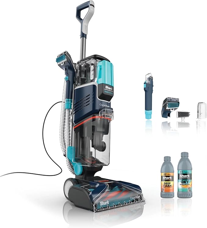 Shark CarpetXpert with Stain Striker, Upright Carpet, Area Rug & Upholstery by Amazon+Renewed