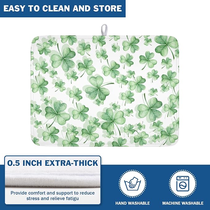St Patrick's Day Dish Drying Mat - Image 5