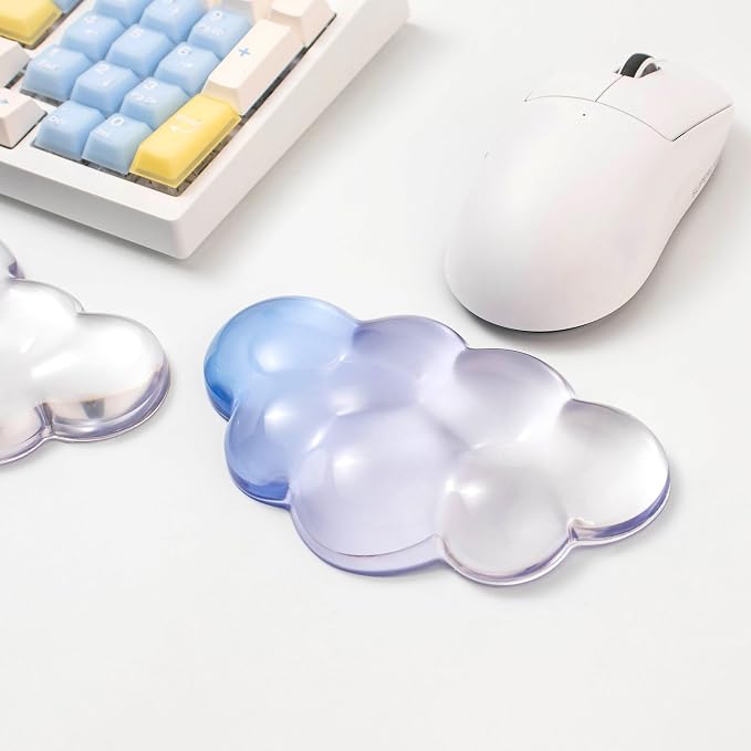 Gel Keyboard Wrist Rest Cloud Set, - Image 8