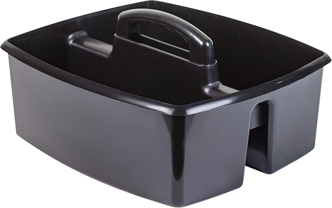 Storex 2-Compartment Large Cleaning Caddy – Multipurpose Supply Organizer - Image 2
