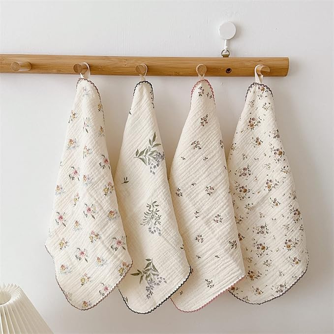 BuLuTu Reusable Cleaning Cloths 100% Cotton Muslin Dishcloths by BuLuTu