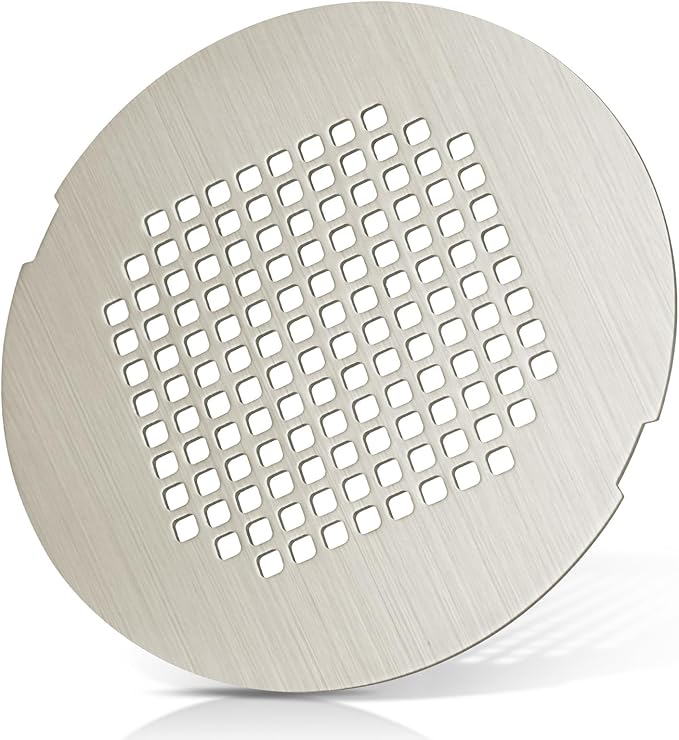 Shower Drain Cover, Shower Drain Hair Catcher Snap-in Replacement Strainer by Uxoz