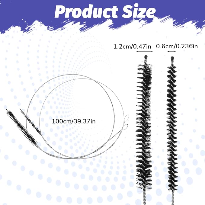 2 PCS Straw Cleaner Brush Extra Long, 39.4 in Extra Long Pipe Cleaners - Image 6