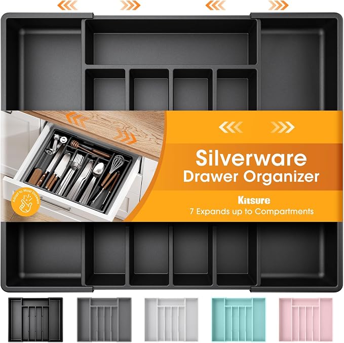 Kitsure Silverware Organizer for Drawers by Kitsure