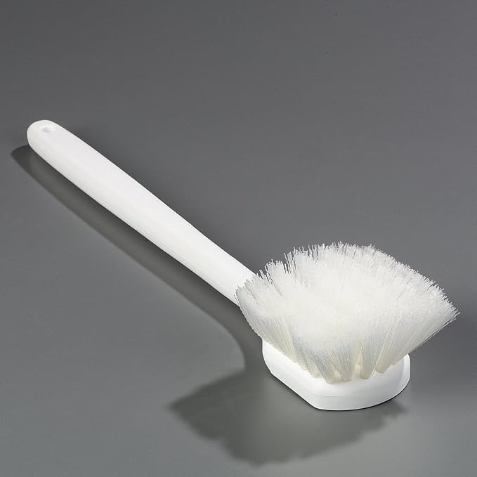CFS 36620L00 Flo-Pac Plastic Handle Utility Scrub Brush, Nylon Bristles - Image 2
