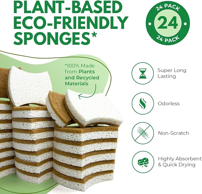 Natural Kitchen Sponges - Image 2