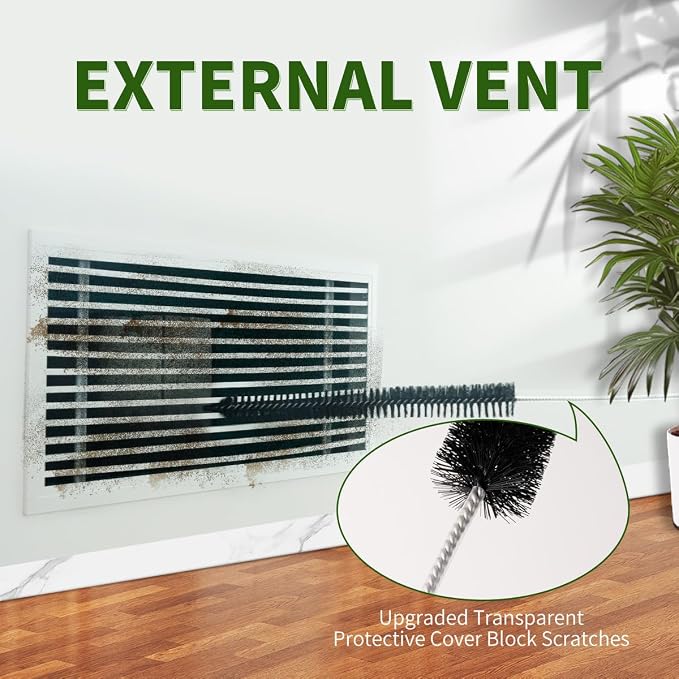 Dryer Lint Brush Vent Cleaner 30 inch Refrigerator Coil Cleaning Brushes - Image 4