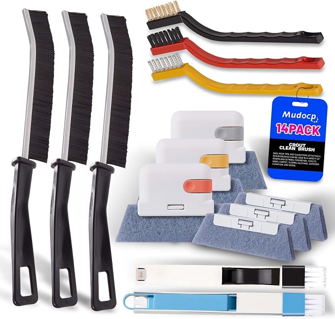 Window Track Cleaner Tools Set, Tile Lines, Car Vents by Mudocp
