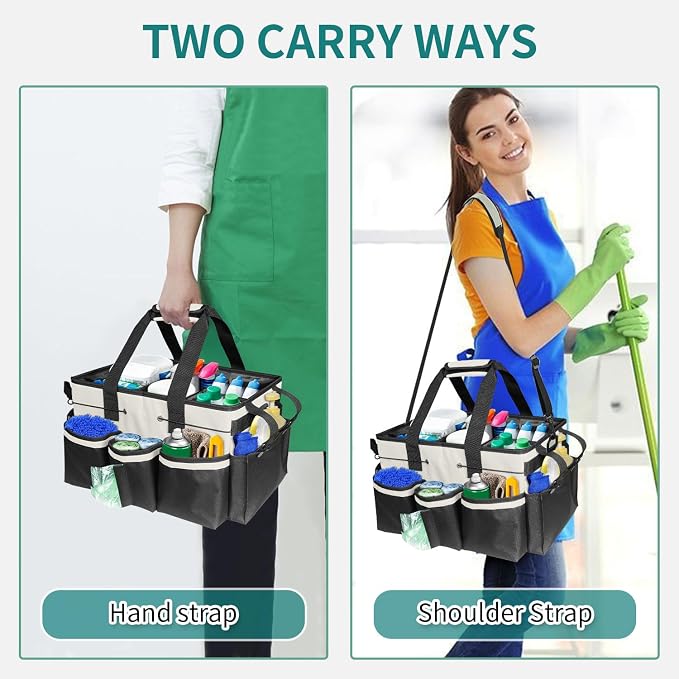 Cleaning Bags for Housekeepers, Large Cleaning Supplies Organizer - Image 5