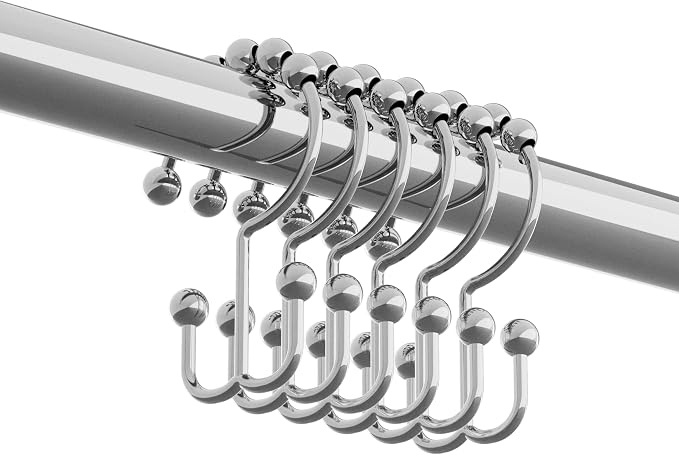 Zenna Home Shower Curtain Hooks - Image 4