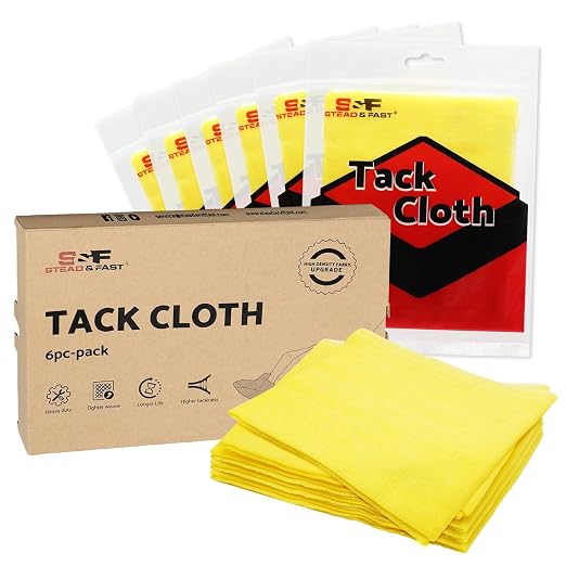 S&F STEAD & FAST Tack Cloth, Heavy Duty High Density 28×24 Mesh, Tack Cloths by SFSTEADFAST