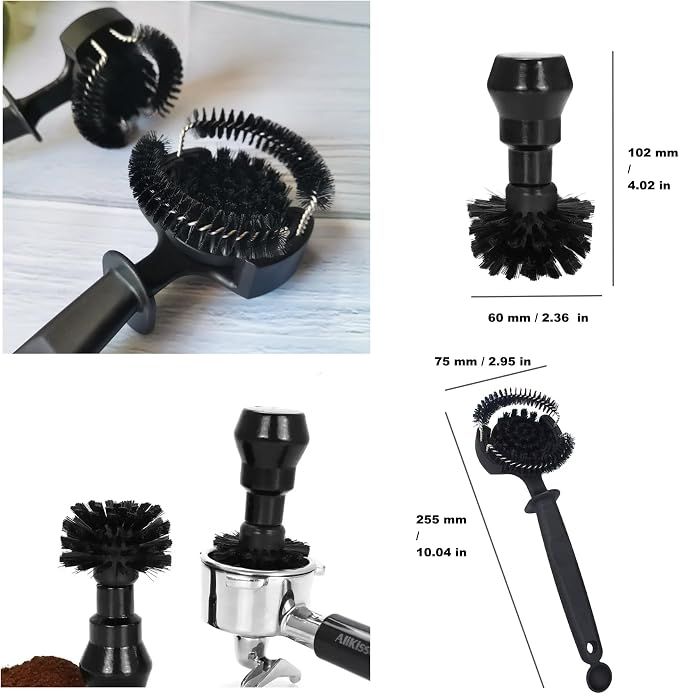 Espresso Coffee Machine Cleaning Brush Set, Group Head Cleaning Brush, Coffee - Image 5