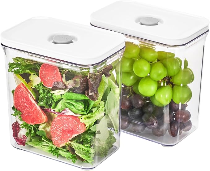 VAKUEN Premium Airtight Food Storage Containers, Rectangular 2PC-SET, Smart by Vakuen