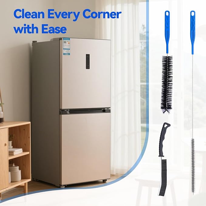 3 PCS Refrigerator Coil Cleaning Brush, Flexible Cleaner Brush Set - Image 7