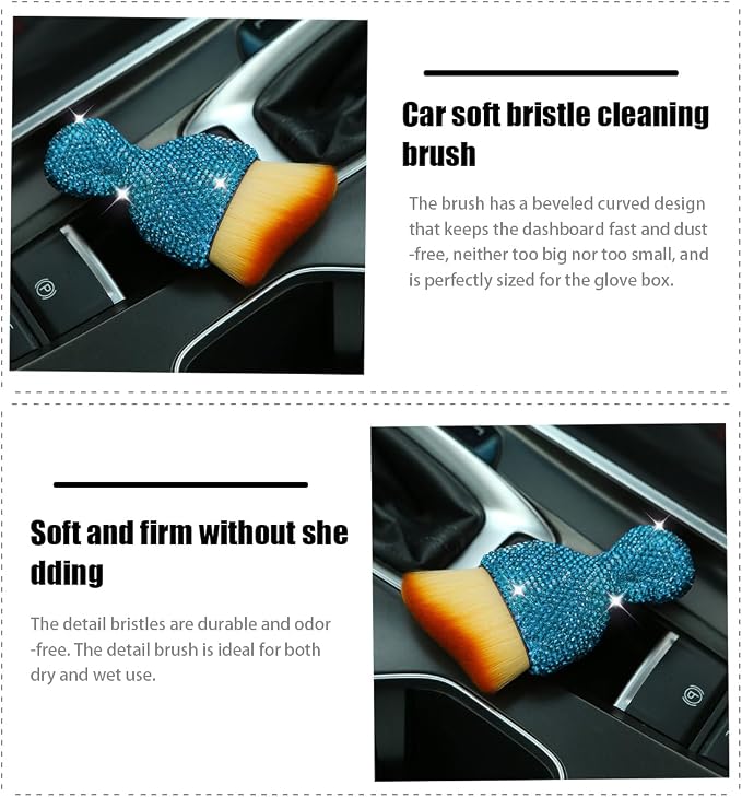 zipelo Auto Interior Dust Brush, Car Detailing Cleaner Brush - Image 3