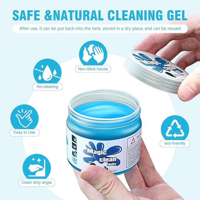 DNA MOTORING Car Cleaning Gels Auto Detailing Tools Cleaning Putty Car Interior - Image 3