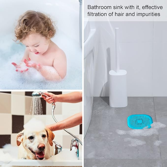 4 Pcs Shower Drain Hair Catcher Bathtub Stopper Home Drain Protectors Drain - Image 7