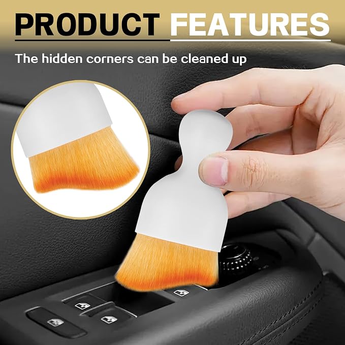 1Pcs Auto Soft Hair Brush Advanced Car Interior Detailing Brush - Image 6
