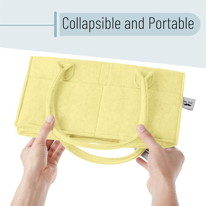 Mr. Pen- Baby Diaper Caddy Organizer, Lemon Glow, Baby Caddy Organizer - Image 6