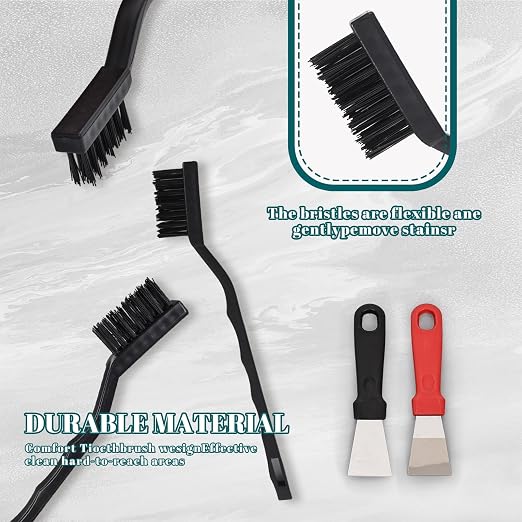 12 Pcs Mini Nylon Brush Set, Nylon Scratch Brush - Image 5