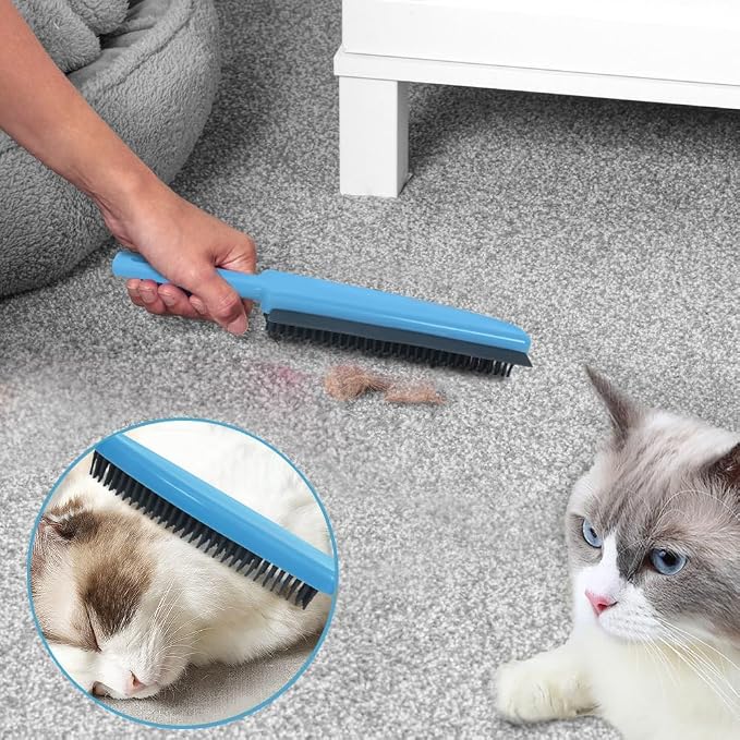 Landhope Fur Remover Broom, Rubber Broom - Image 3