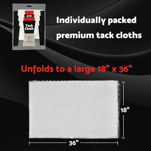 S&F STEAD & FAST Tack Cloth for Automotive Painting, 12-Pc Tack Cloths for - Image 4
