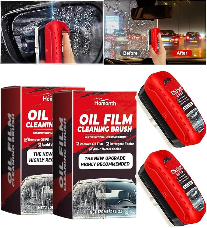 2 Pack Automotive Oil Film Cleaning Brush by Unknown