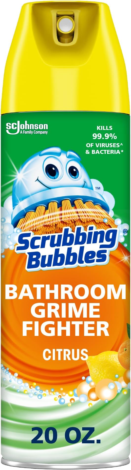 Scrubbing Bubbles Bathroom and Shower Cleaner Aerosol, Foaming Action Bathroom by ScrubbingBubbles