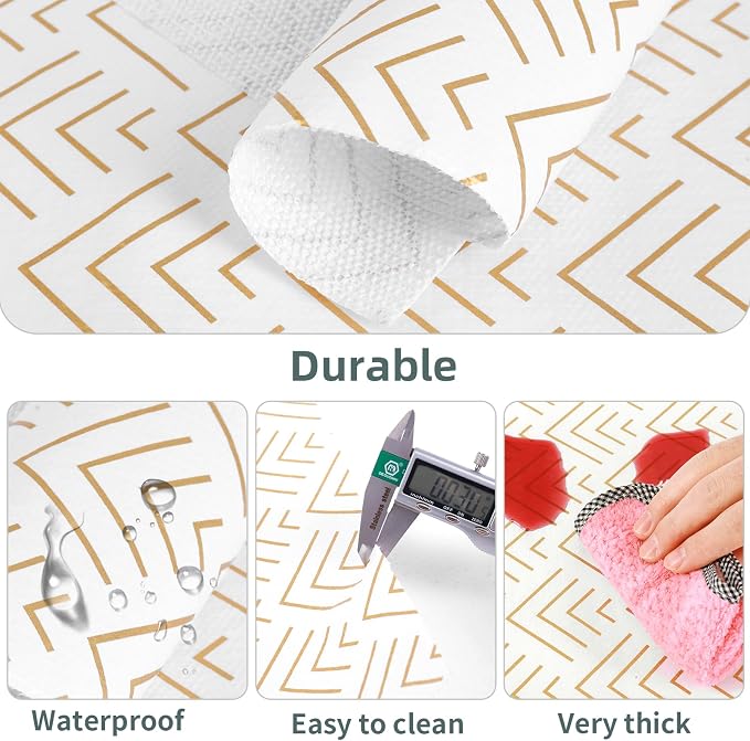 Shelf Liner for Kitchen Cabinets Non Adhesive Drawer Liner Non-Slip Thickened - Image 5