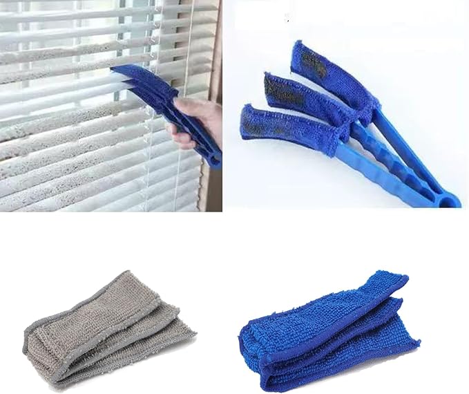 6 Pack Blind Duster Head Replacement Window Blind Cleaner Refill Microfiber - Image 6