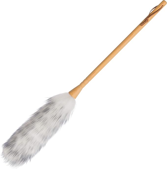 REDECKER Lambswool Duster, Natural Magnet by Redecker