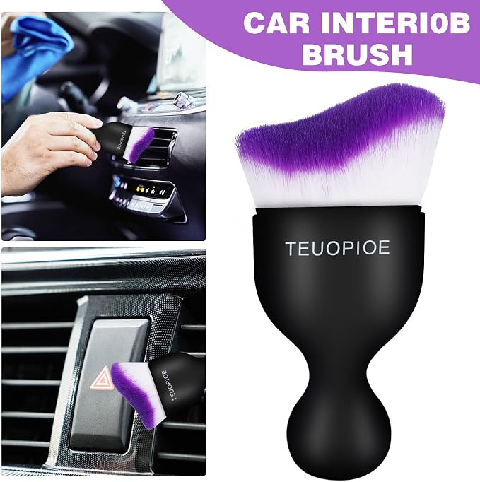 Car Interior Cleaning Brush, Car Duster Interior, Car Detailing Brush Dusting - Image 4