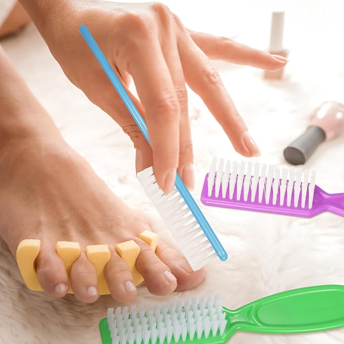 Mifoci 120 Pcs Handle Grip Nail Brush - Image 5