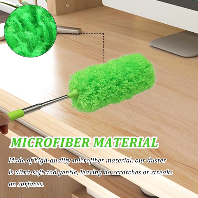 4 Pack Microfiber Feather Duster, - Image 5