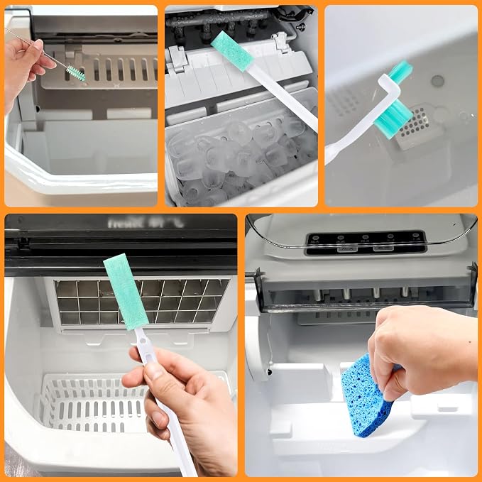 Ice Machine Cleaner Brush Sets, Small Cleaning Brush Tight Spaces - Image 3