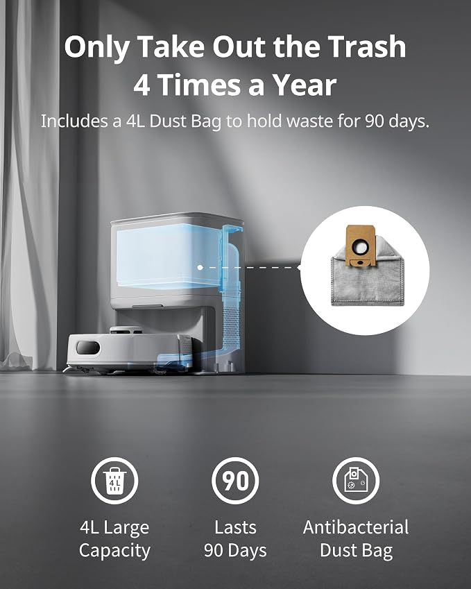 SwitchBot K10+ Pro Robot Vacuum Self Emptying - Image 5