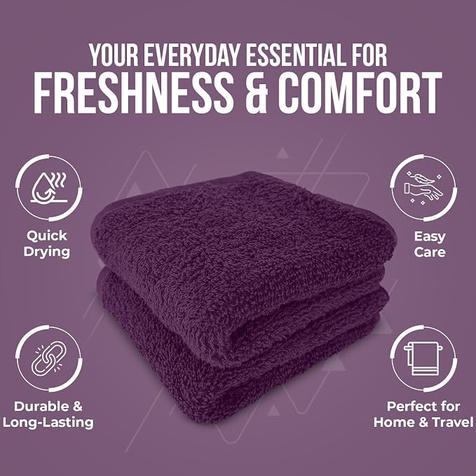 DAN RIVER 24 Pack Wash Cloths for Showering - Image 5