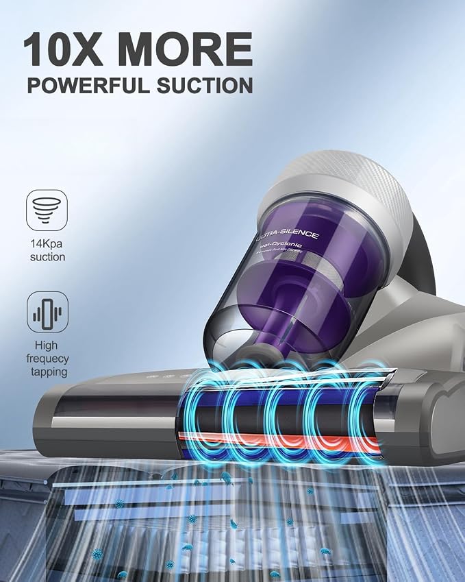 Jimmy Mattress Vacuum Cleaner, Anti-allergen Bed Vacuum Cleaner - Image 3
