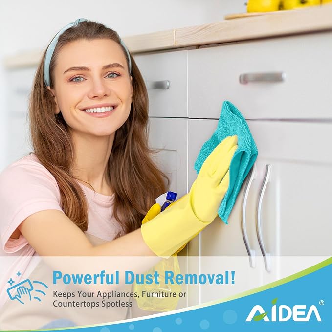 AIDEA Microfiber Cleaning Cloth-50PK, Soft Microfiber Towels - Image 3