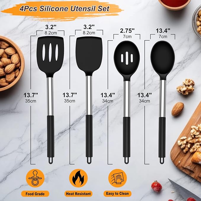Yoehka Silicone Cooking Utensils Set - Image 2