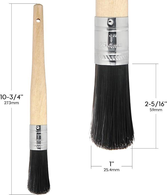 Powerbuilt Parts Cleaning Brush, Lasting Nylon Wire, 1-Inch Diameter, Hanging - Image 2
