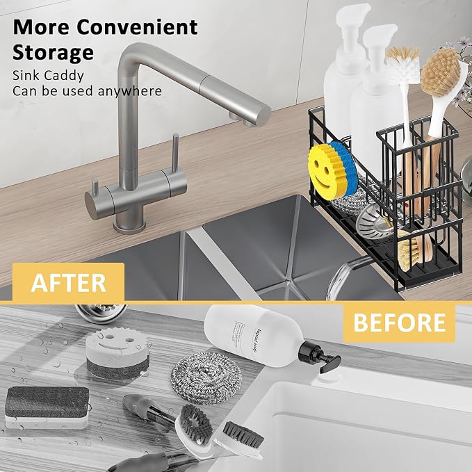 Sponge Holder for Kitchen Sink & Sink Caddy - Image 2