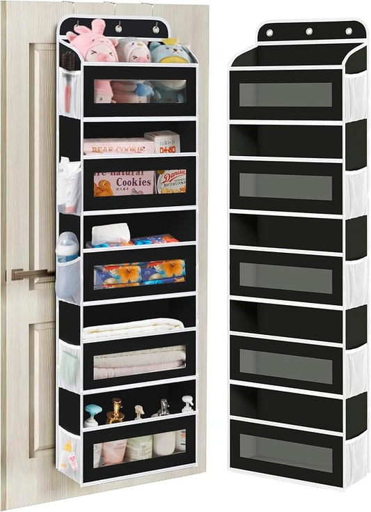 Over The Door Organizer, 5 Shelves Closet Door Hanging Organizer by StrongandOrganizer