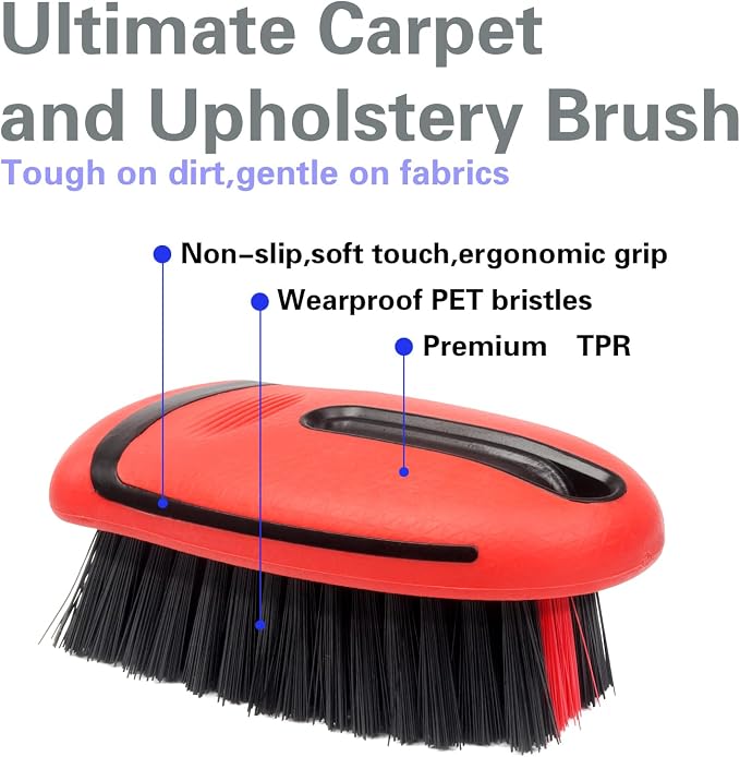 Carpet and Interior Cleaning Brushes, car wash Brush, Carpet Washing Brushes - Image 3